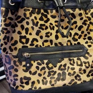 Cow leather back pack